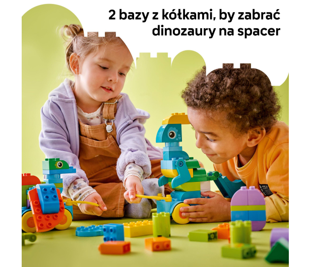 LEGO DUPLO 10451 3w1 dinozaury na kółkach - 1331607 - zdjęcie 7
